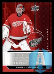 2019-20 Trilogy Rookie Renditions Red Foil #RR9 Ryan Kuffner 534/799 Red Wings